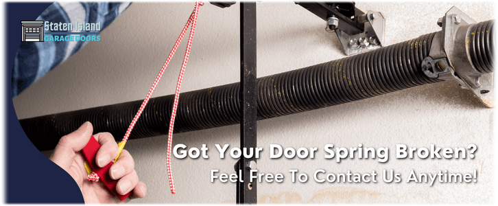 Broken Garage Door Spring Repair Staten Island NY (718) 416-9886